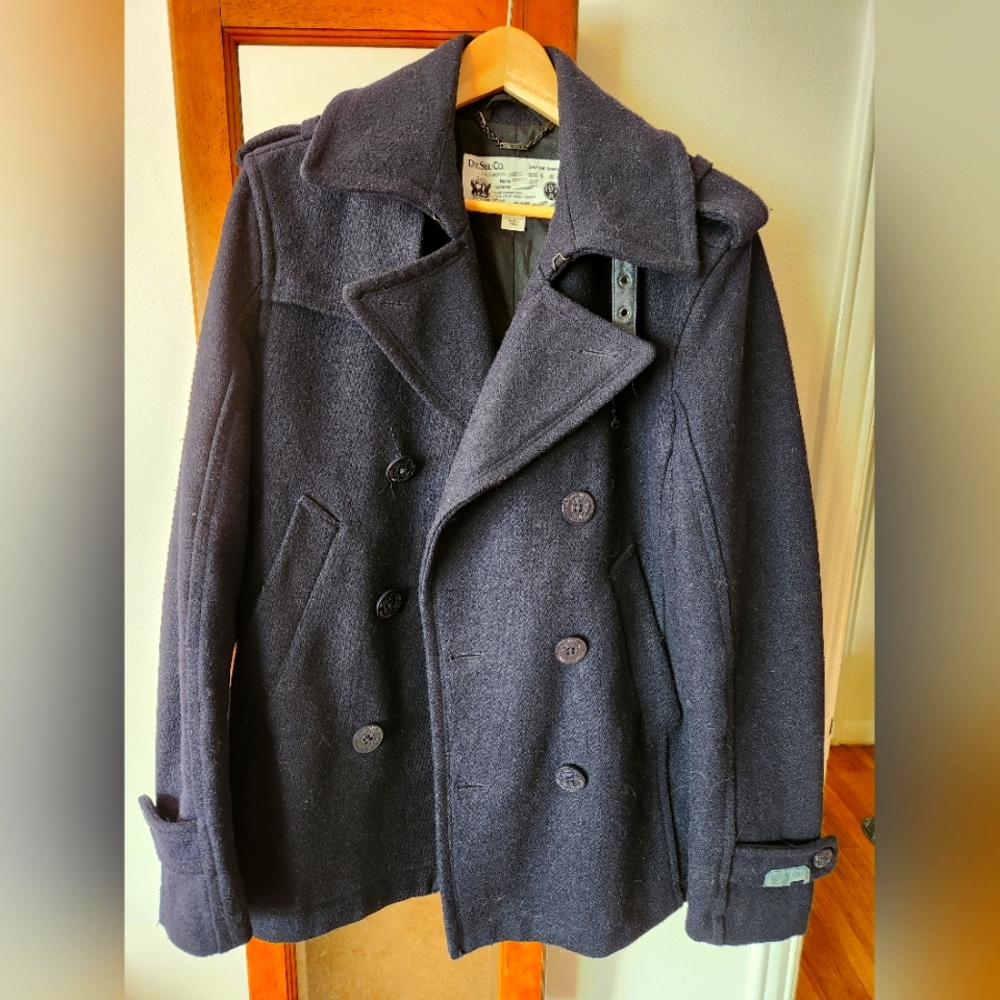 Diesel Co Navy Pea Coat